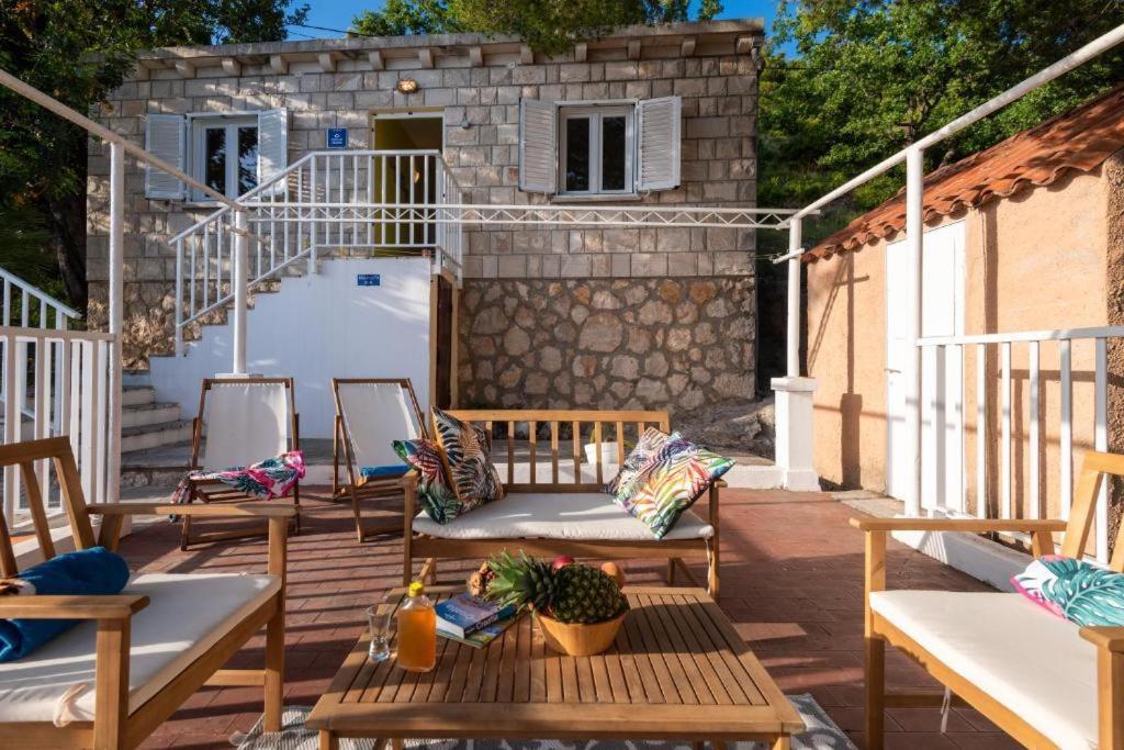 Diamond Sea - Vacation House With Private Parking And A Big Terrace Over The Sea Villa Dubrovnik Exterior foto